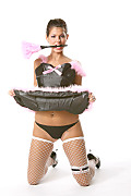 Lucky Horny maid istripper model