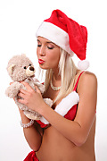 Natali Blond Merry Christmas istripper model